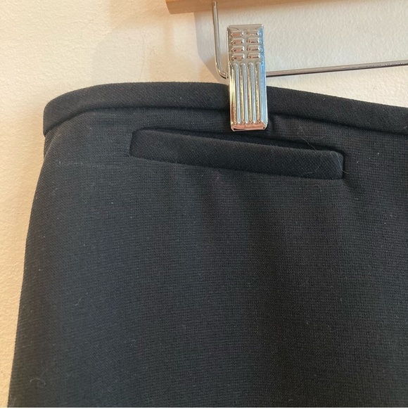 STUDIO JAX Sz 16 Front Zipper Pockets Slit Straight Line Unlined Maxi Skirt NEW - Picture 3 of 11